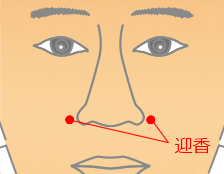 鼻のツボ 迎香 健康アドバイス どうき 息切れ 気つけに 救心製薬株式会社